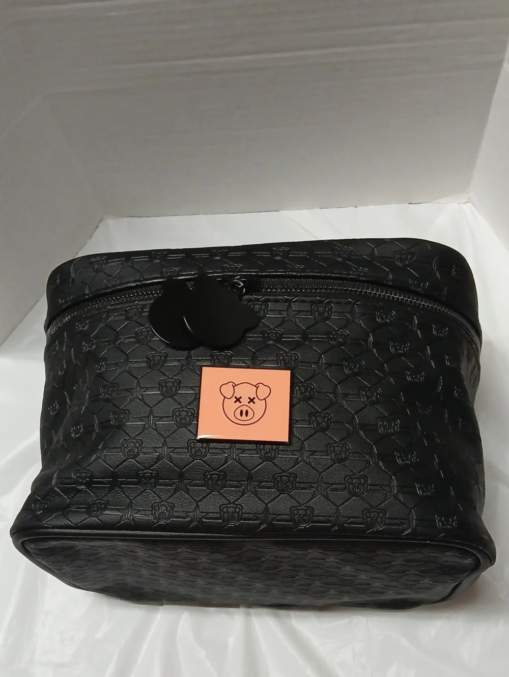 Jeffree Star x Shane Dawson Pig Design Black Train Case Makeup Cosmetic Bag